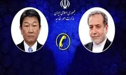 تماس تلفنی وزرای امور خارجه ایران و ژاپن