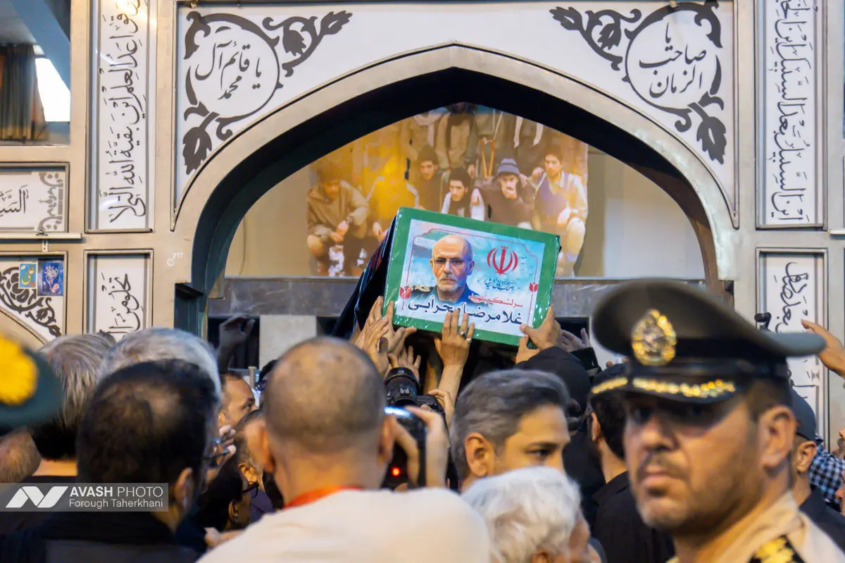 تشییع پیکرشهید محمد باقری و شهید محرابی در بهشت زهرا