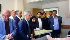 بقائی و نمایندگان اقلیت از مجروحان حمله اسرائیل به تهران عیادت کردند