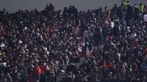 شعار «بی‌غیرت» هواداران پرسپولیس علیه بازیکنان و درویش