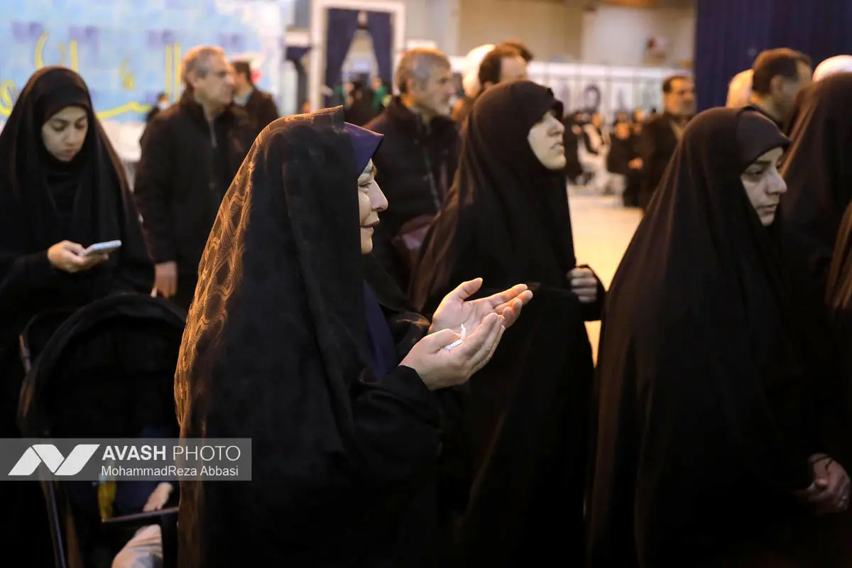 وداع با پیکر شهدای حملات صهیونی-آمریکایی