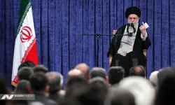 عزاداری شهادت امام رضا (ع) با حضور رهبر انقلاب