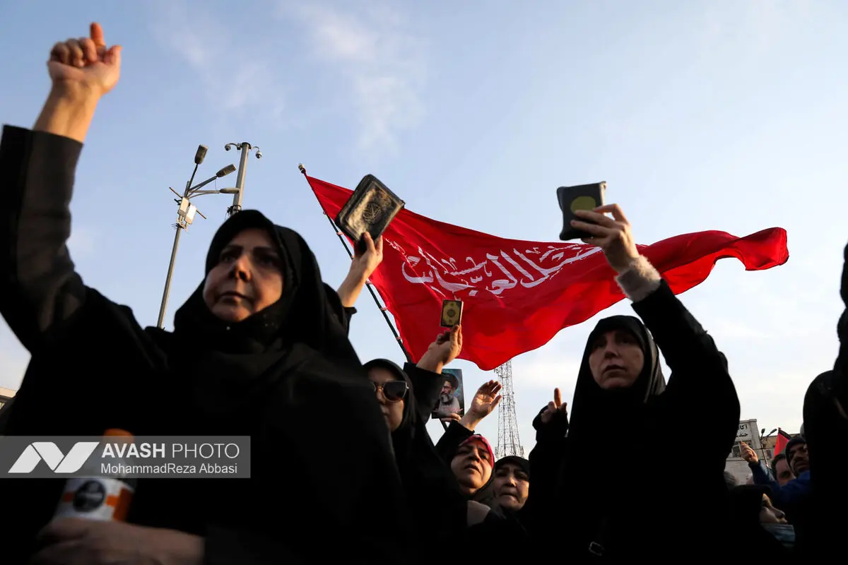 راهپیمایی محکومیت اقدامات تروریستی آمریکا و رژیم صهیونیستی علیه ملت ایران - تهران
