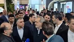 پزشکیان به نمایشگاه بین‌المللی فناوری نانو رفت 