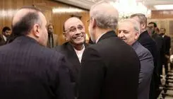 دیدار لاریجانی با رئیس‌جمهور پاکستان