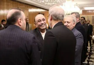 دیدار لاریجانی با رئیس‌جمهور پاکستان