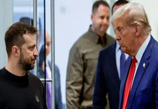 ترامپ سر زلنسکی را برید 
