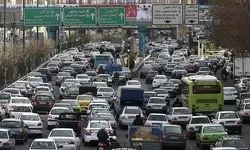 ترافیک سنگین در برخی ورودی‌های تهران