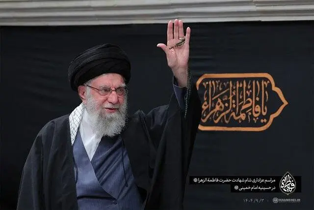 مراسم شام شهادت حضرت زهرا سلام‌الله‌علیها با حضور رهبر انقلاب برگزار شد