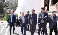 معاون علمی رییس‌جمهور از ساختمان آسیب‌دیده انستیتو پاستور بازدید کرد 