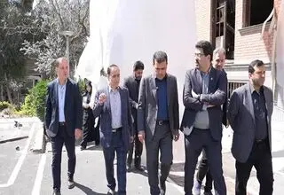 معاون علمی رییس‌جمهور از ساختمان آسیب‌دیده انستیتو پاستور بازدید کرد 