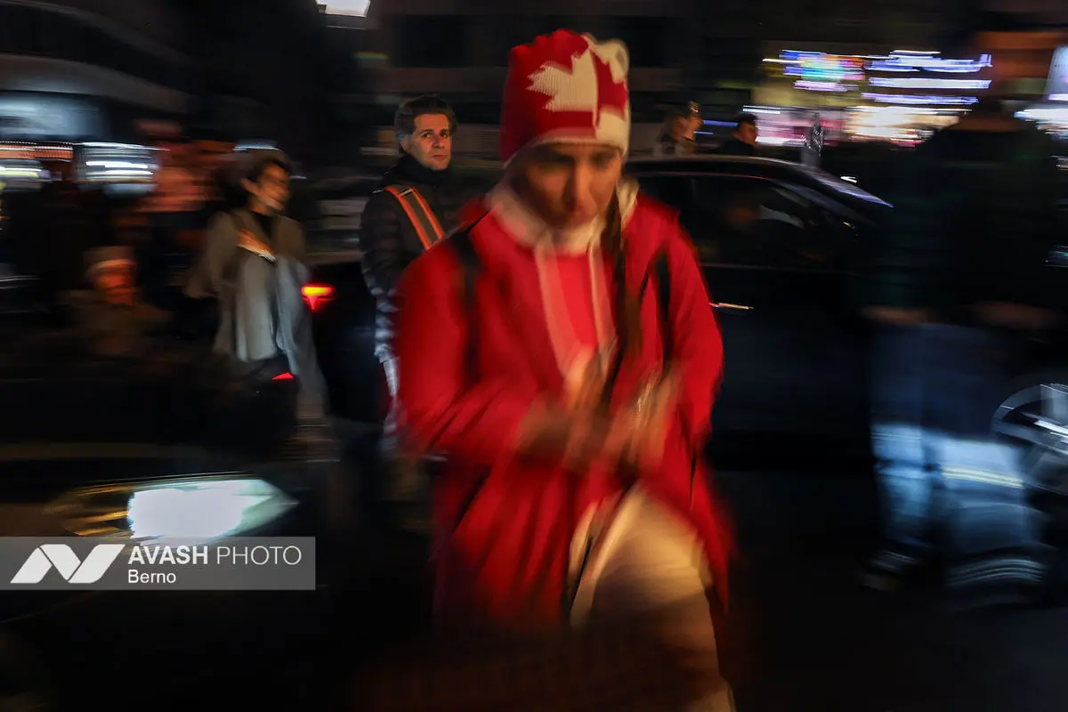 حال و هوای شب کریسمس - تهران