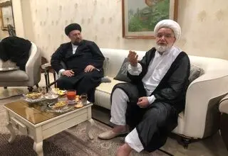 سید حسن خمینی با مهدی کروبی دیدار کرد
