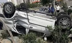 فیلم لحظه مچاله شدن خودرو ال 90 و پژو 206 در شاخ به شاخ وحشتناک