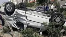 فیلم لحظه مچاله شدن خودرو ال 90 و پژو 206 در شاخ به شاخ وحشتناک