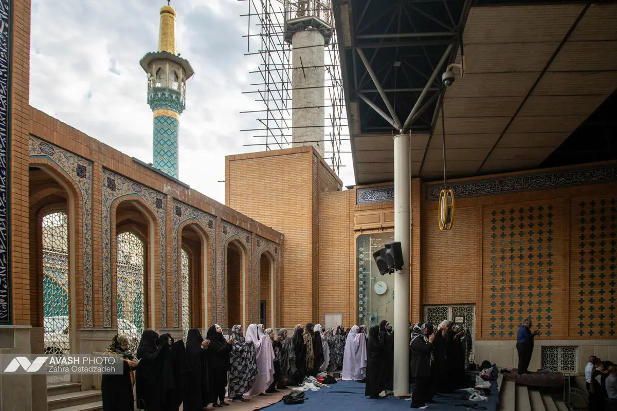 نماز عید فطر در مسجد جامع همت تجریش