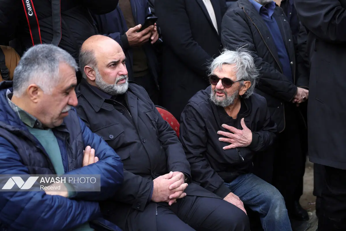 مراسم تشییع پیکر «رضا رویگری»