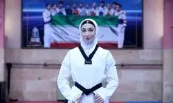 مبینا نعمت‌زاده نخستین طلای بانوان را کسب کرد