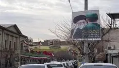 نصب بنر حمایت از سپاه مقابل سفارتخانه‌های فرانسه و ایتالیا