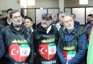 کاروان همدلی کشور ترکیه از مرز ماکو وارد کشور شد 