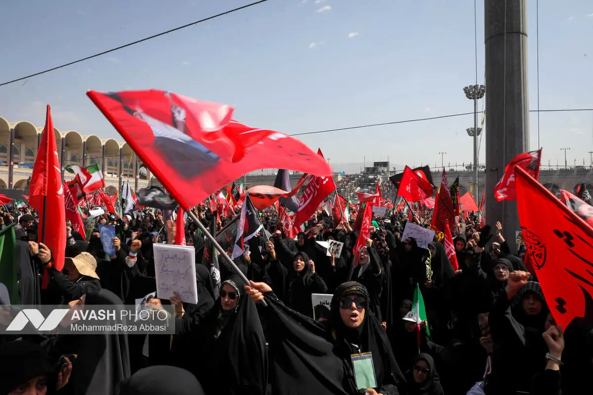 مراسم وداع با رهبر شهید انقلاب