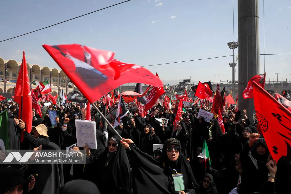 مراسم وداع با رهبر شهید انقلاب