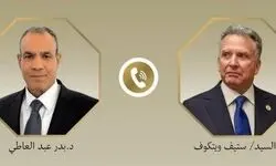 تحولات منطقه محور گفت‌وگوی تلفنی عبدالعاطی و ویتکاف