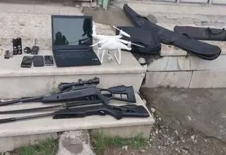 ۲ عامل مرتبط با شبکه معاند اینترنشنال در رباط کریم دستگیر شدند 