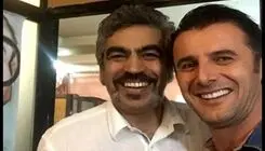 سروش صحت و رضا عطاران با تاکسی می‌آیند
