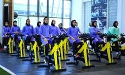 تمرین بدنسازی ملی‌پوشان فوتبال زنان در سالن پک برگزار شد