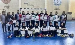 دختران نوجوان هندبال ایران روی سکوی سوم تورنمنت ازبکستان ایستادند