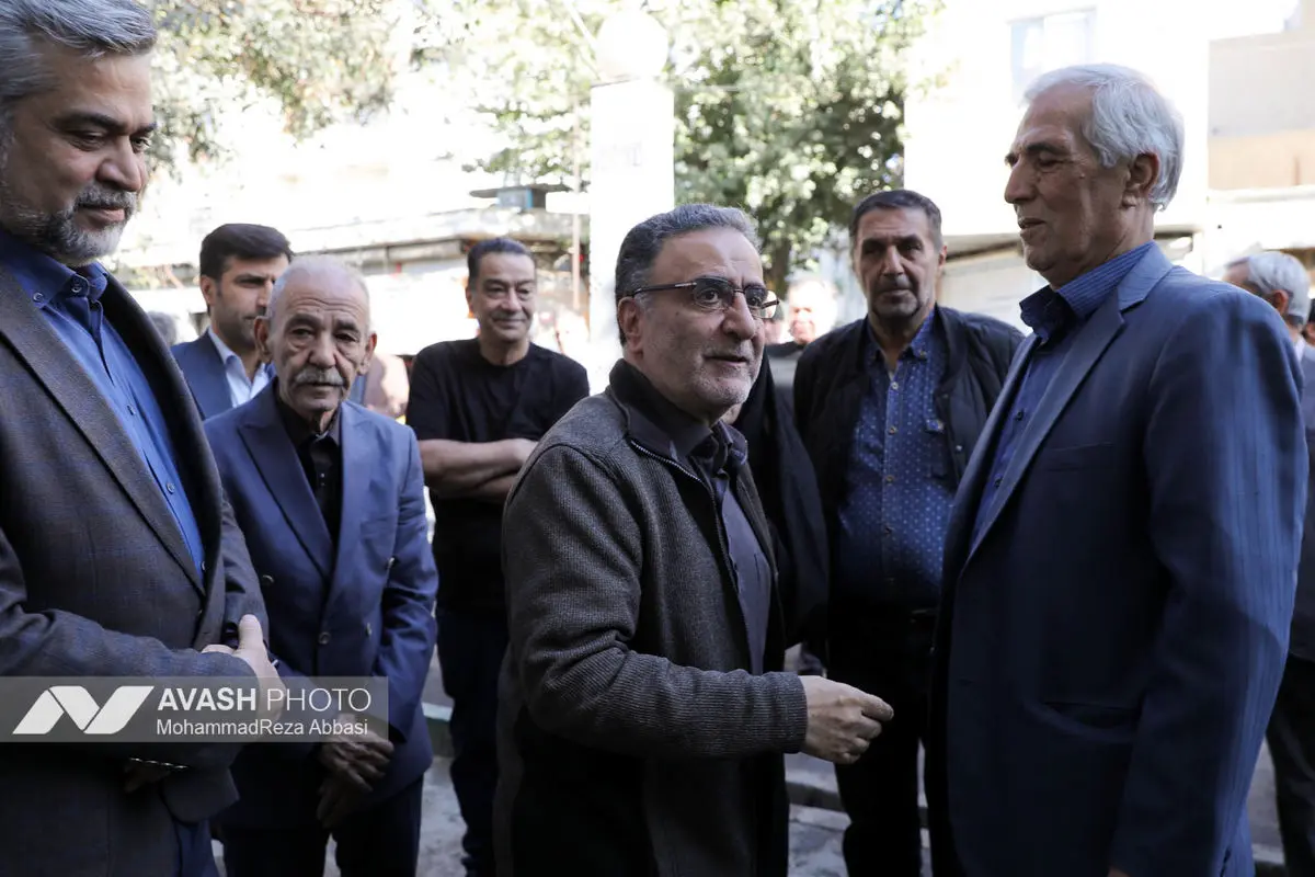 مراسم تشییع سید محمد تاج زاده