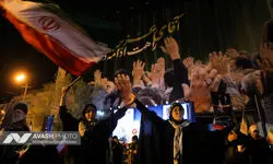 هفتمین شب تجمع مردم تهران در سوگ رهبر شهید