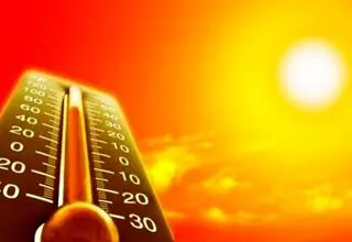  افزایش میانگین دمای کشور