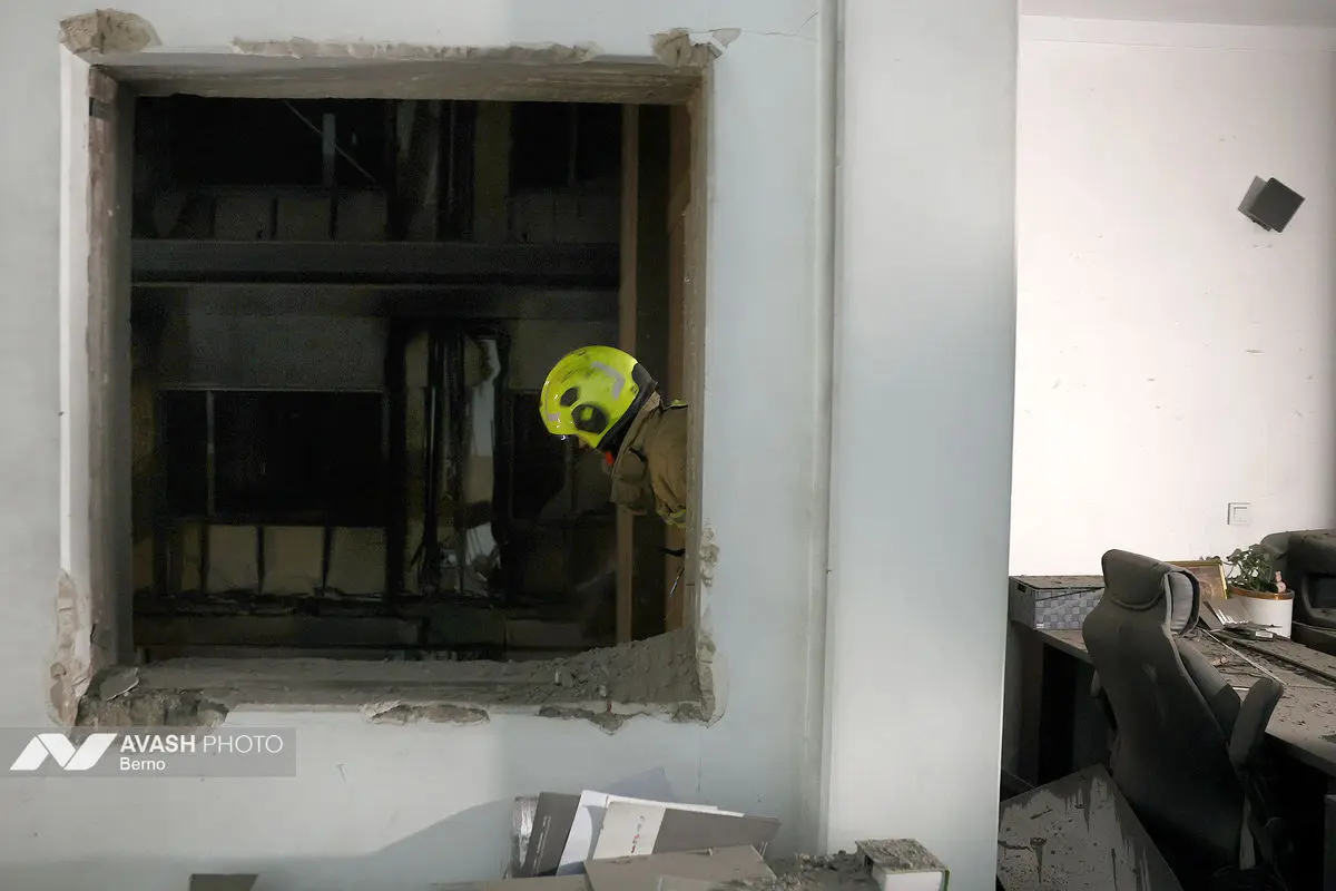 حمله موشکی آمریکایی - صهیونیستی به مناطقی از شمال تهران