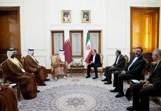 عراقچی با نخست وزیر قطر دیدار کرد
