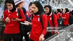 ورود اعضای تیم فوتبال بانوان به مالزی با استقبال سفیر