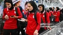 ورود اعضای تیم فوتبال بانوان به مالزی با استقبال سفیر