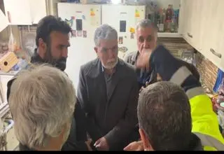 بازدید وزیر ارشاد از خانه سهیلا جوادی و علی سلیمانی