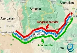 بازی علی‌اف به نفع آمریکا در کریدور زنگزور