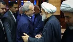 مراسم یادبود و ترحیم مرحوم حاج محمد قمی با حضور رئیس جمهور برگزار شد