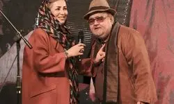 فیلم عاشقانه مرحوم اکبر عبدی و همسرش/ ببینید