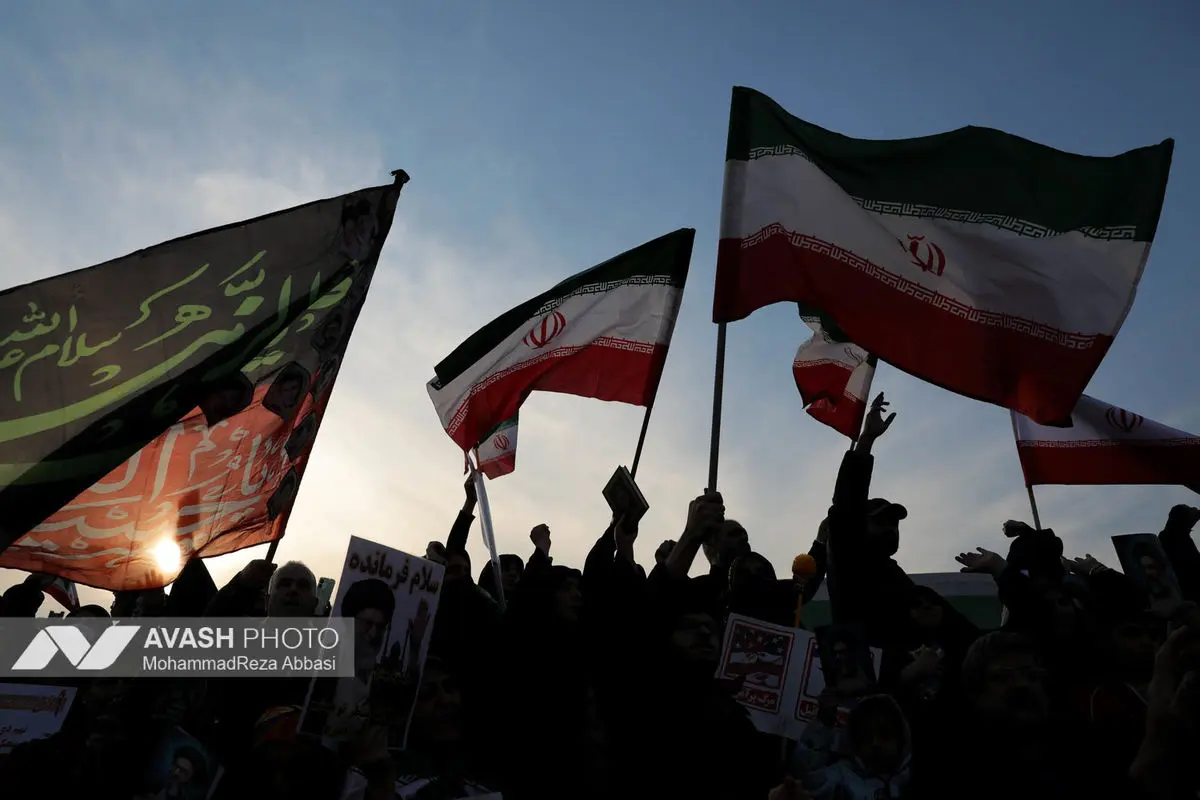 راهپیمایی محکومیت اقدامات تروریستی آمریکا و رژیم صهیونیستی علیه ملت ایران - تهران