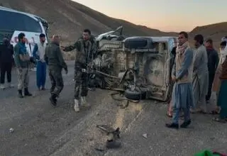 ۱۰ کشته و بیش از ۱۰ زخمی در تصادف جاده‌ای هرات افغانستان
