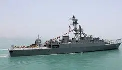 حضور ناوشکن دنا در رژه رزمایش دریایی میلان در هند