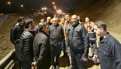 بازگشایی آزادراه پردیس- تهران پس از وقوع حادثه رانشی