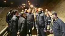 بازگشایی آزادراه پردیس- تهران پس از وقوع حادثه رانشی