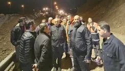 بازگشایی آزادراه پردیس- تهران پس از وقوع حادثه رانشی