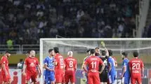 جدال لفظی بازیکنان استقلال و تراکتور