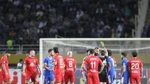 جدال لفظی بازیکنان استقلال و تراکتور